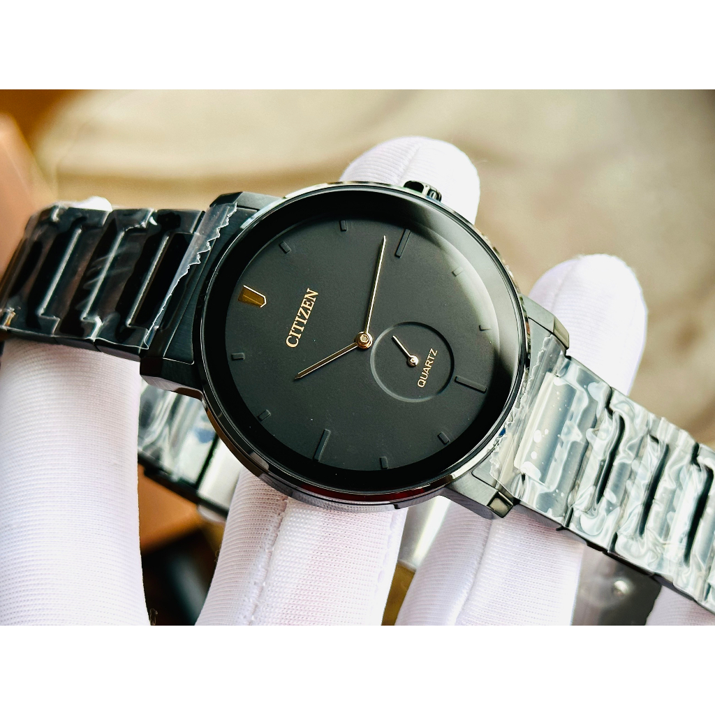 Đồng hồ đôi nam nữ dây thép Citizen BE9187 53E và EQ9065-50E