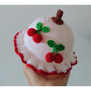 Mũ len vàng bèo cho bé gái Mũ len handmade