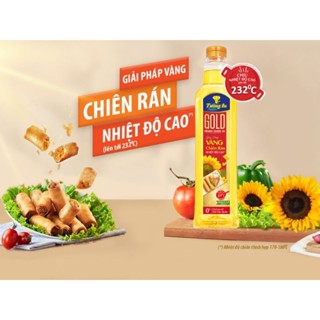 DẦU ĂN CAO CẤP TƯỜNG AN GOLD 1 LÍT [ CHIÊN RÁN NHIỆT ĐỘ CAO