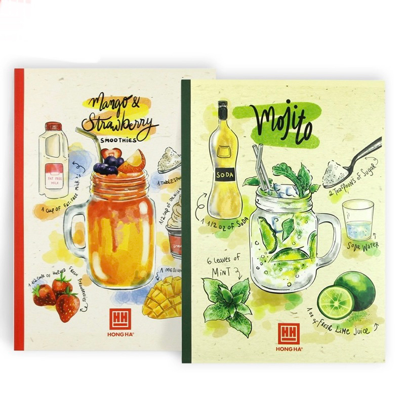 Vở Kẻ Ngang Hồng Hà 80 trang Coctail mẫu mới nhất