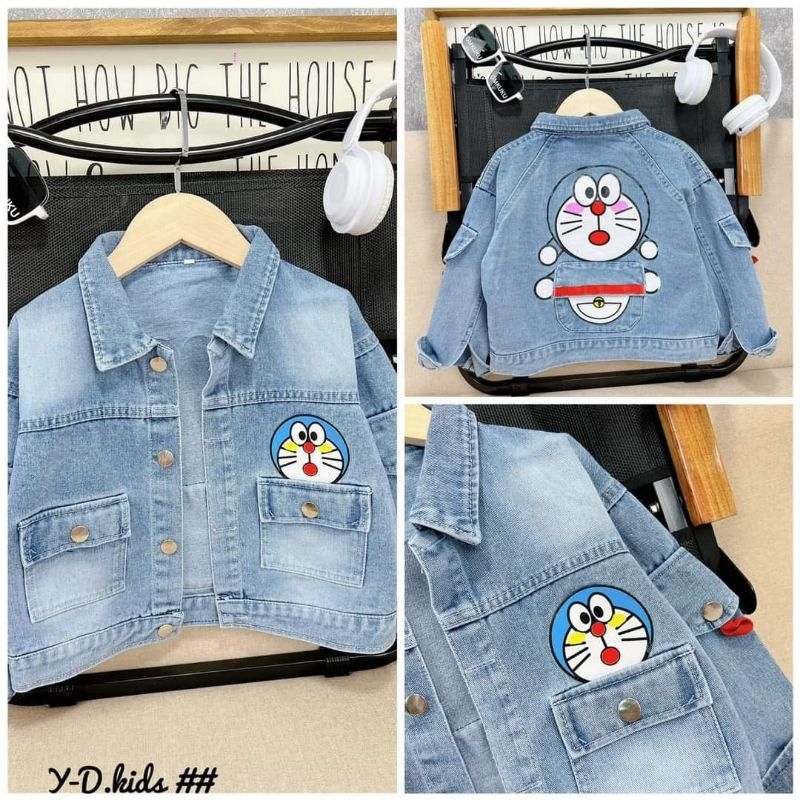 Áo khoác jaen doremon cho bé