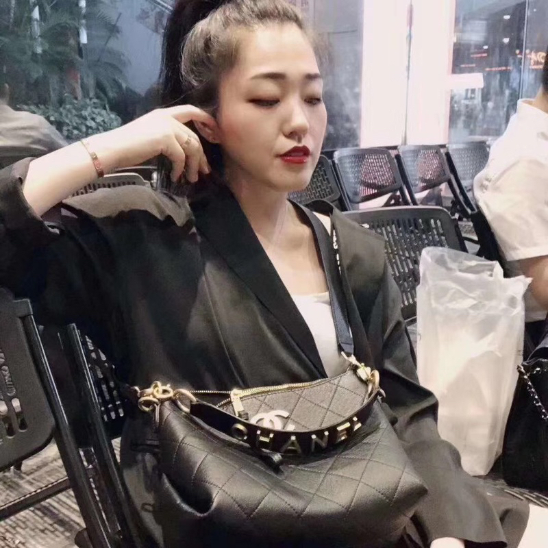 Túi quai Cha.nel logo 26cm chất da bò mềm fullbox