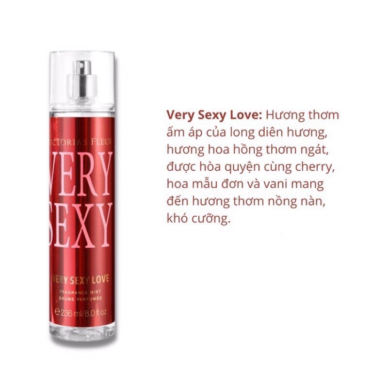Xịt thơm body mist VICTORIA Chai 236ml
