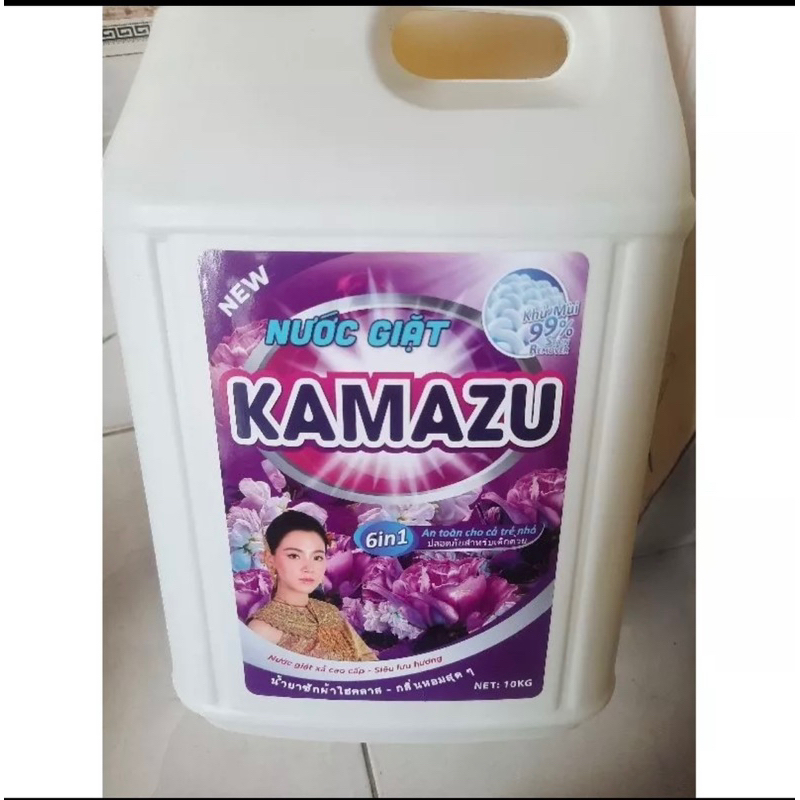 Nước Giặt Công Nghiệp Kamazu Hồng 10L Hương thơm nước hoa
