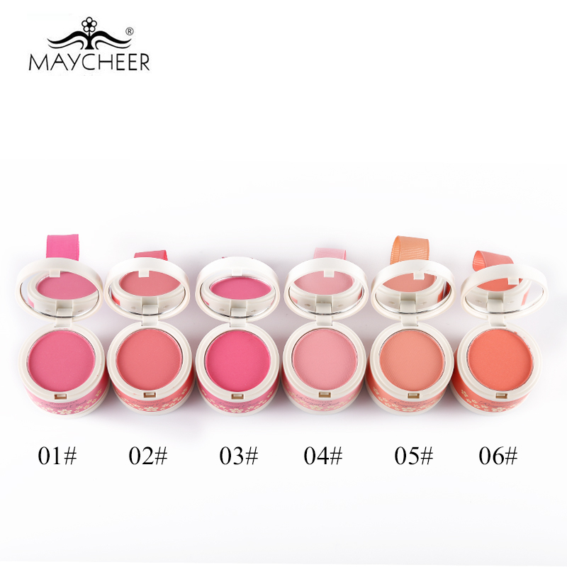 Phấn Má Hồng Maycheer Mềm Mịn, Chống Trôi Kèm Bông Và Gương  - SA882