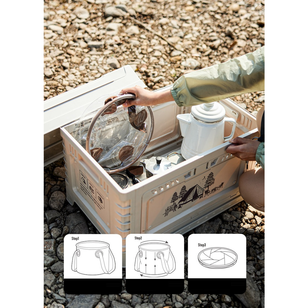 Xô chậu dã ngoại gấp gọn NatureHike NH20SJ040 20L