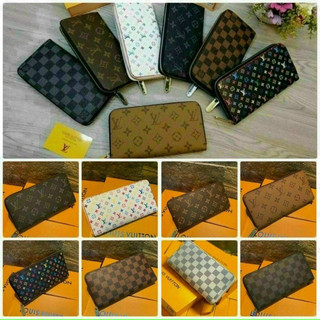 Ví nữ v khoá kéo sz 20cm - fullbox