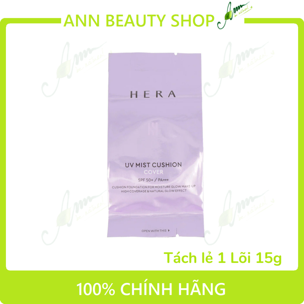 Phấn Nước HERA UV Mist Cushion Cover SPF50+/PA+++  DATE 10/2024