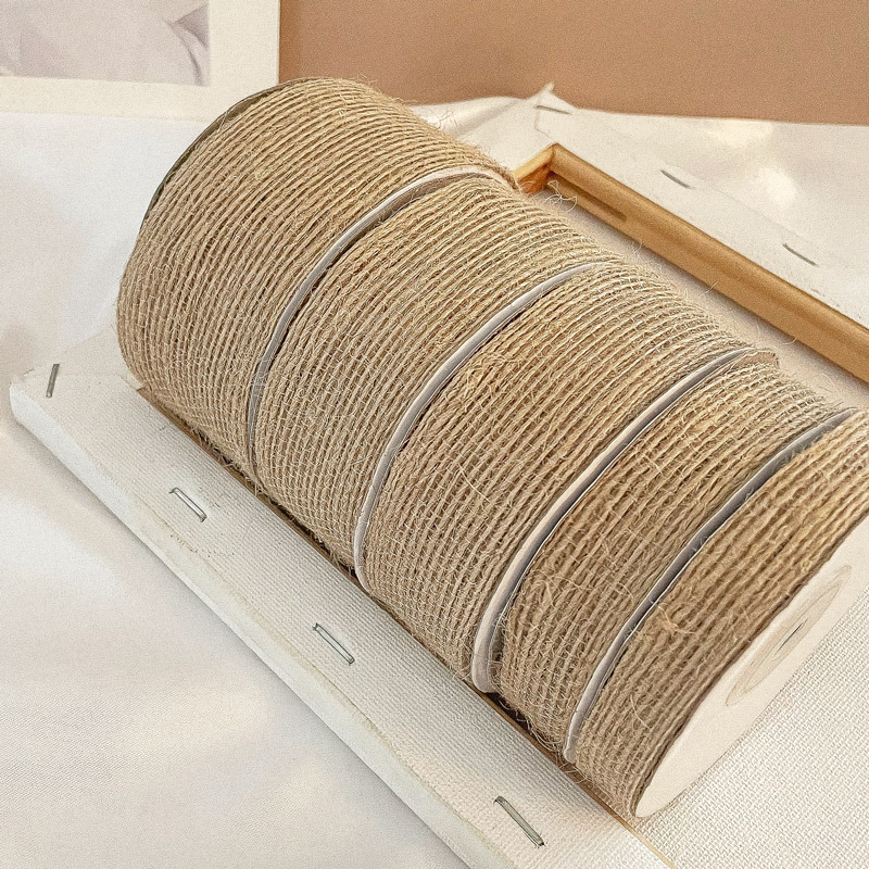 Dây ruy băng, dây thừng, dây gai bản 1,5 cm 2,5 cm, phong cách vintage trang trí bó hoa, hộp quà tặng, lọ hoa