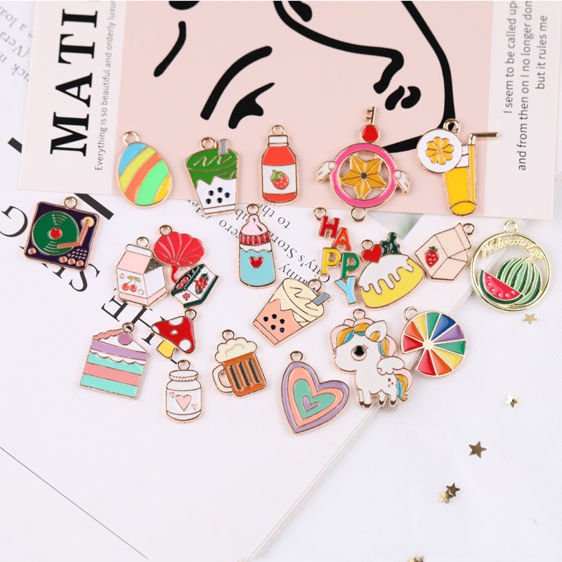 DIY mặt charm, mặt dây chuyền handmade