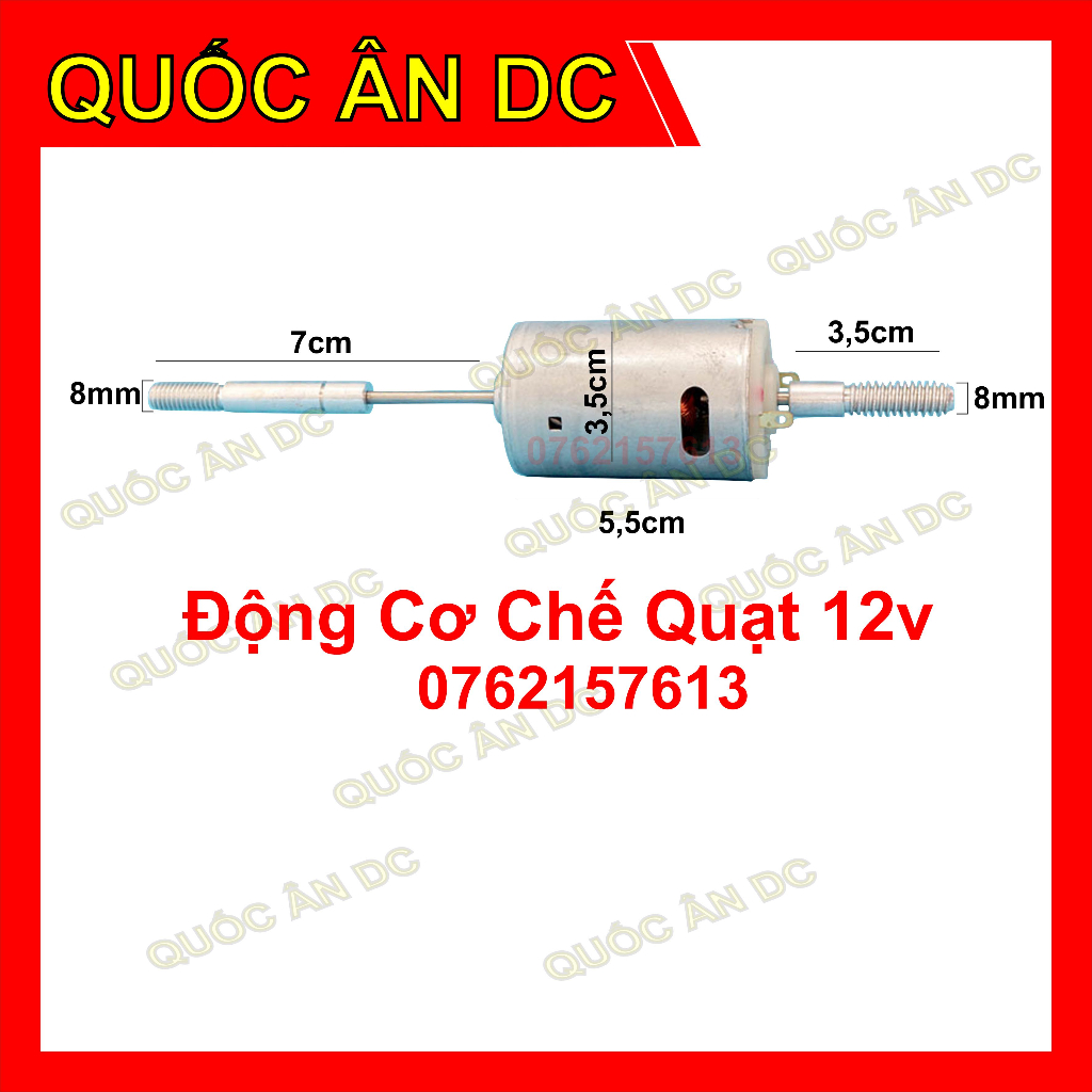 Đầu Quạt 12v