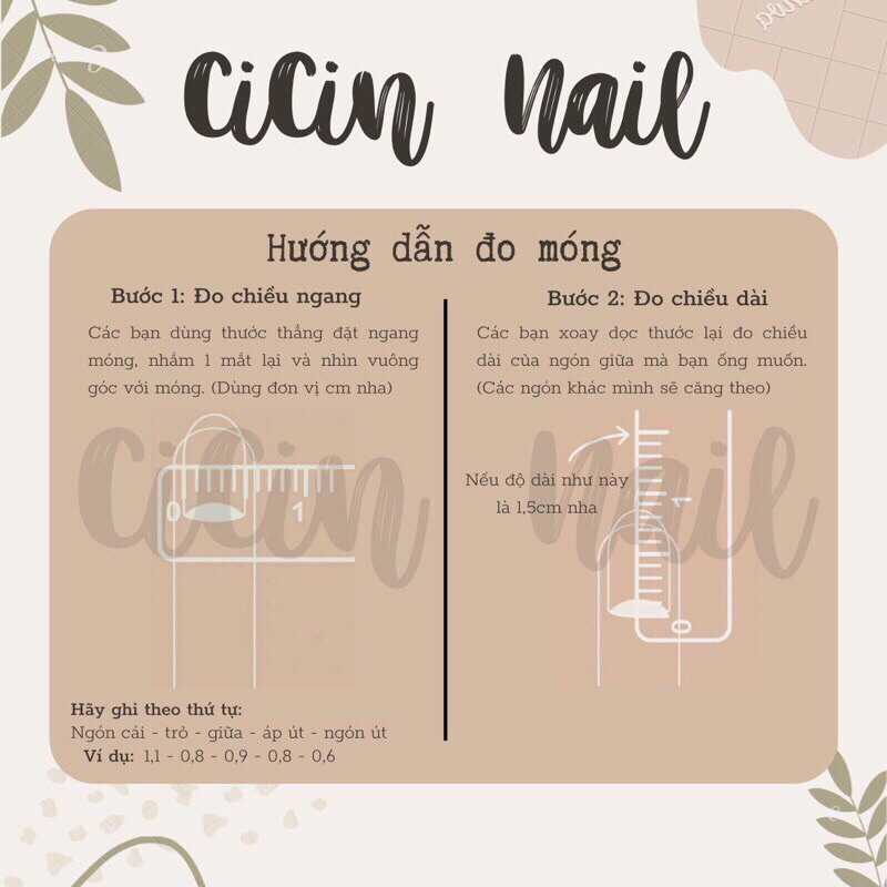 CiCin Nailbox / Móng úp tráng gương nhiều tone màu độc lạ