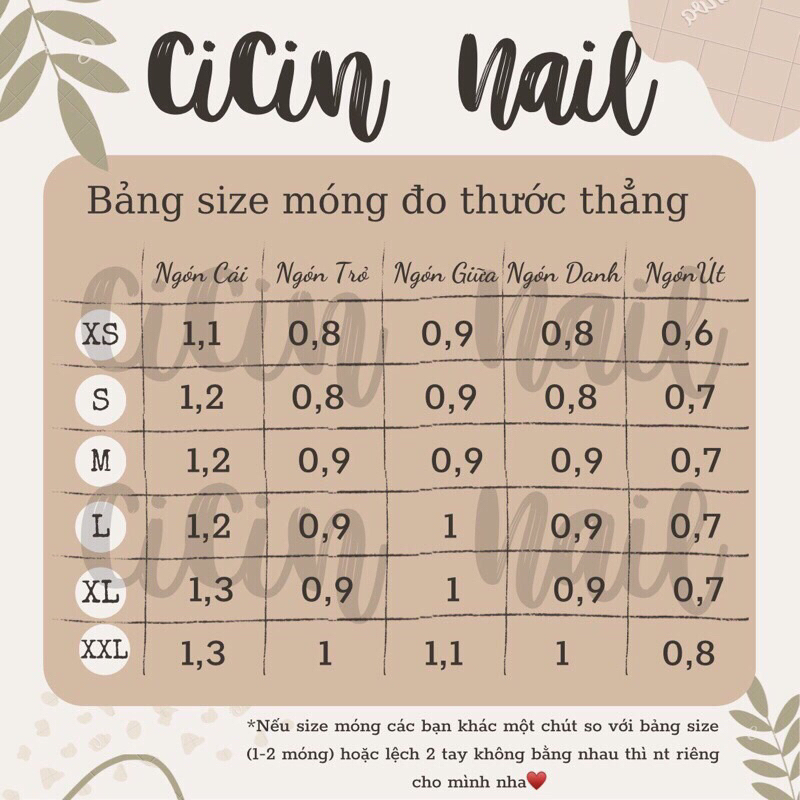 CiCin Nailbox / Móng úp tráng gương nhiều tone màu độc lạ