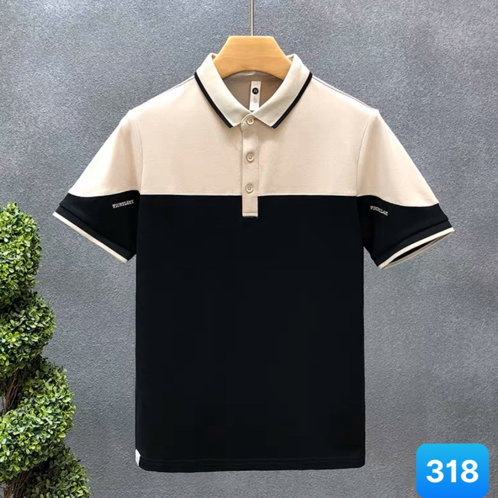 Áo thun nam có cổ chất thun cá sấu cotton cao cấp, áo polo nam hotrend AT284