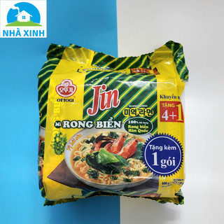 Lốc 5 gói mì jin rong biển vị hải sản ottogi 120g