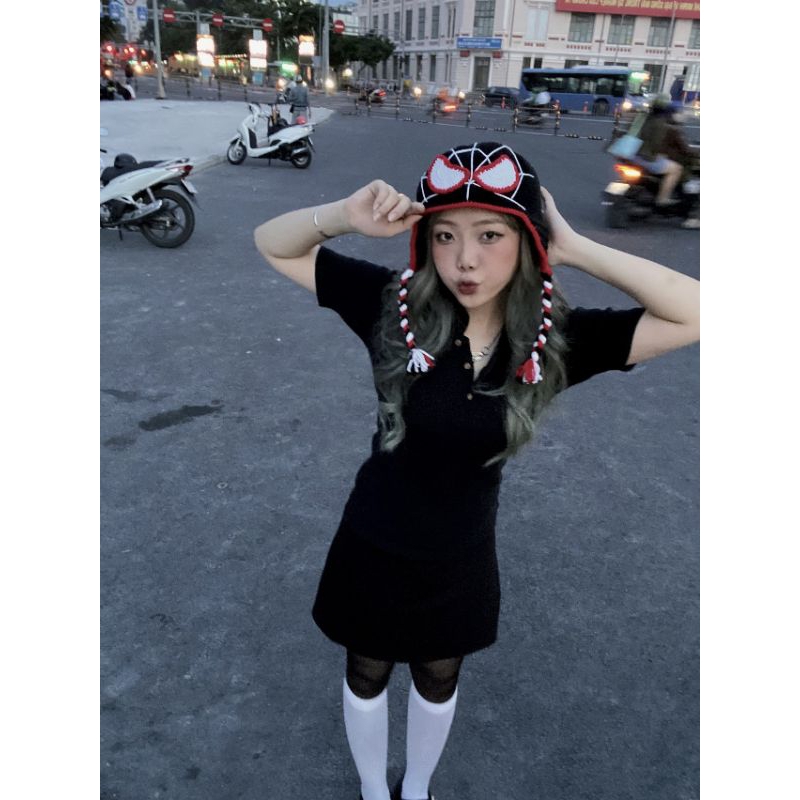 Mũ len người nhện handmade by TOMIEYUN/Mayday beanie/spiderman crochet beanie