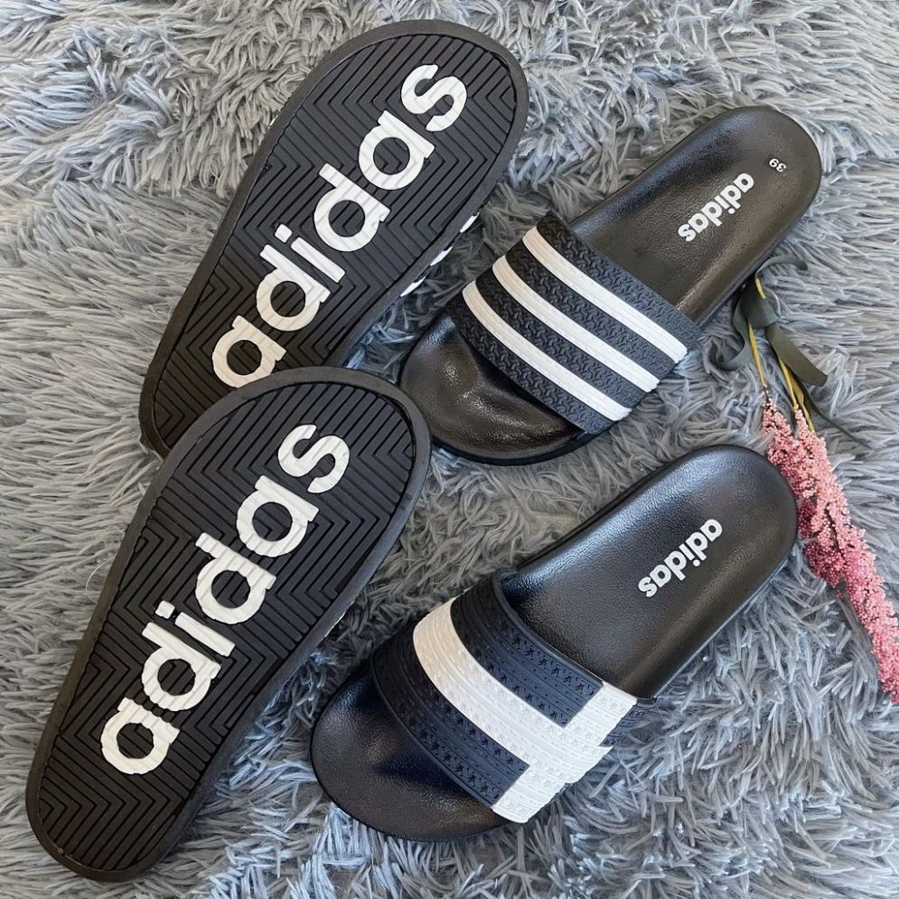 Dép nam quai ngang, dép thời trang nam nữ, dép lê Adi,dass chữ thập