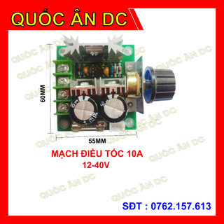Mạch điều khiển tốc độ động cơ DC PWM 10A 400W