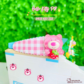 Kẹp tóc mái gấu dâu Lotso