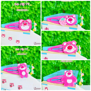 Kẹp tóc mái gấu dâu Lotso