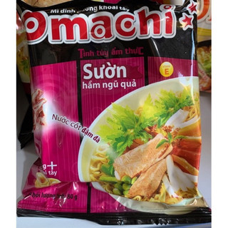 Lốc 5 gói mì Omachi sườn 80g