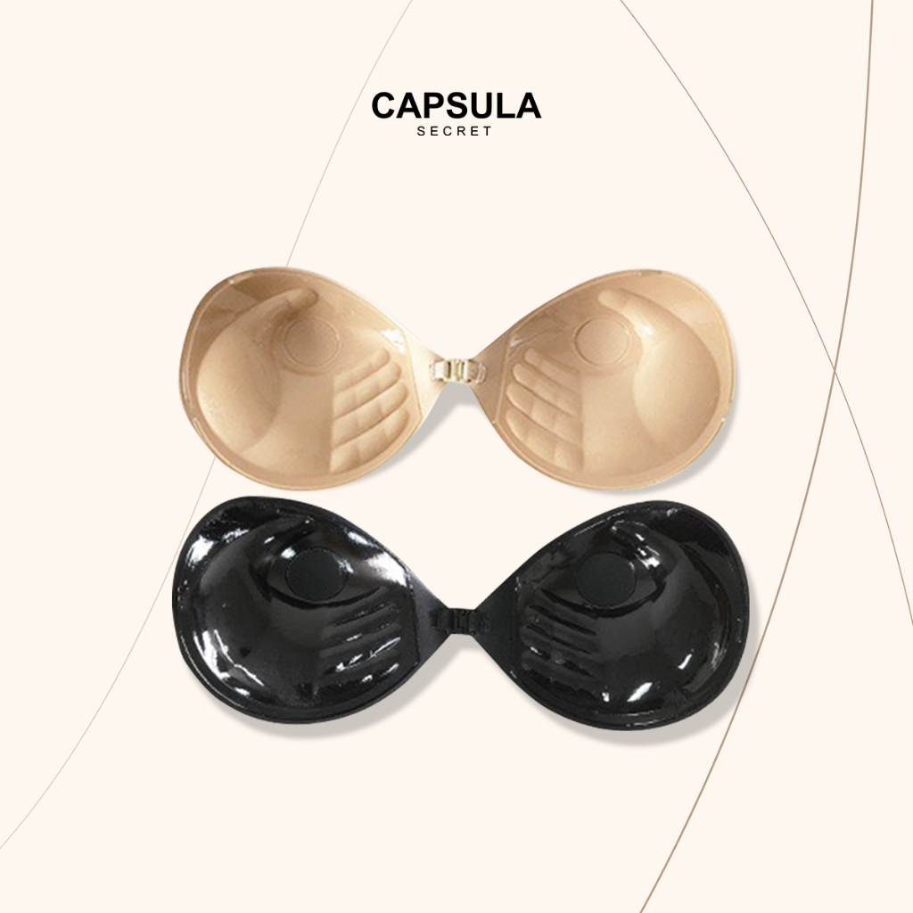 Áo dán ngực hình xoài, miếng dán ngực cài trước siêu dính