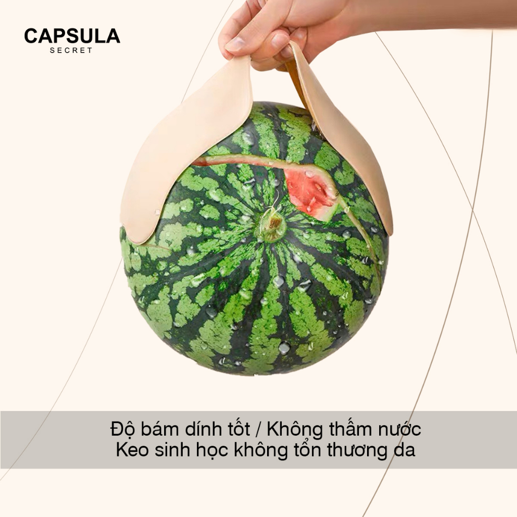 Áo dán ngực hình xoài, miếng dán ngực cài trước siêu dính