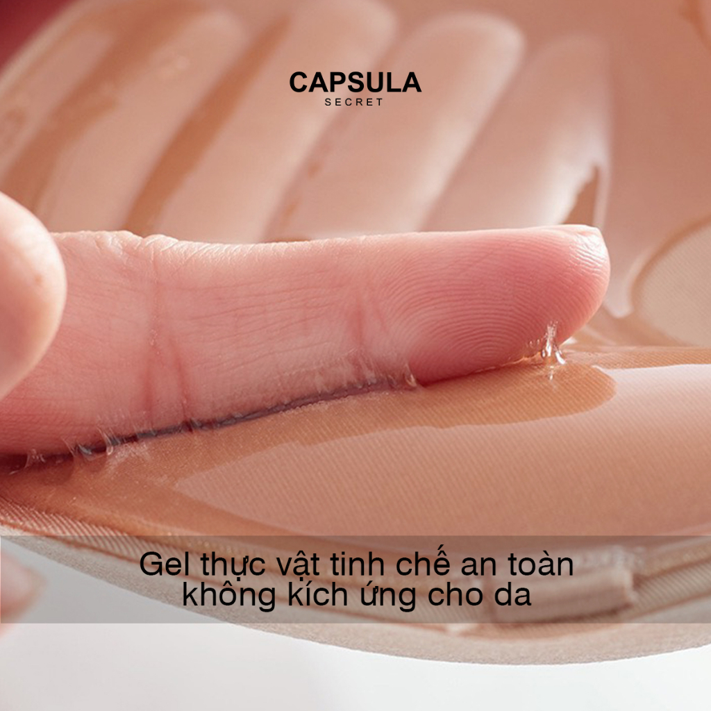 Áo dán ngực hình xoài, miếng dán ngực cài trước siêu dính