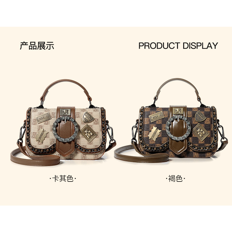 Túi Nữ xách Tay đeo chéo Siêu Phẩm Khuy Đá Xám Cực Vip S21