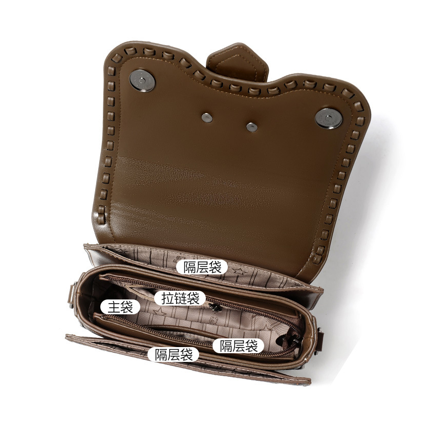 Túi Nữ xách Tay đeo chéo Siêu Phẩm Khuy Đá Xám Cực Vip S21