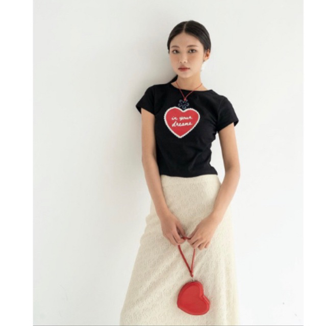 Pass Baby Tee Heart - NakedbyV