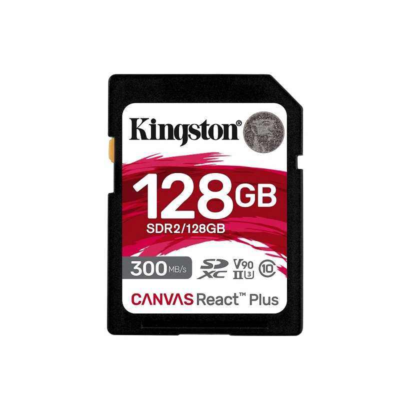 Thẻ nhớ Kingston SD Canvas React Plus 128GB – SDR2/128GB