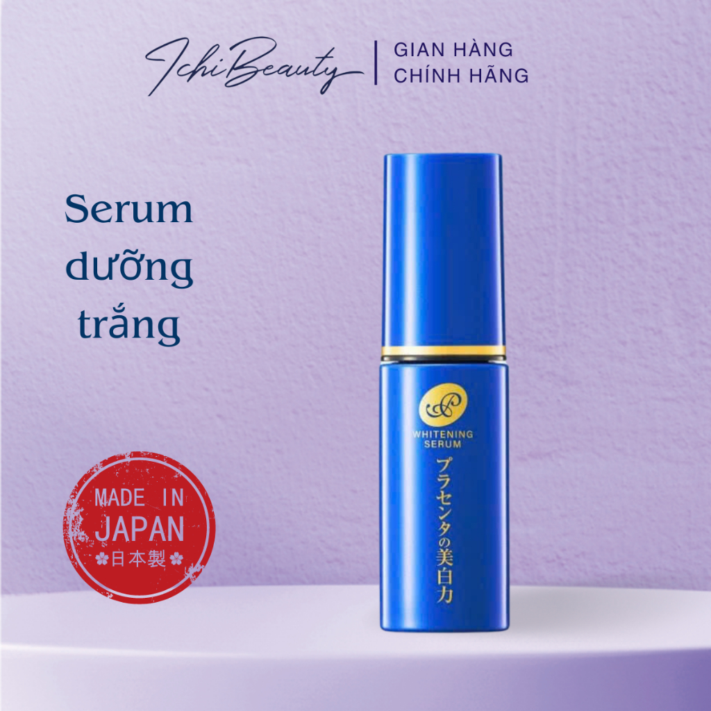 Serum dưỡng trắng da Meishoku Placewhiter cấp ẩm trắng da chống lão hoá Retinol nhau thai 30ml Nhật Bản | Ichibeauty.vn