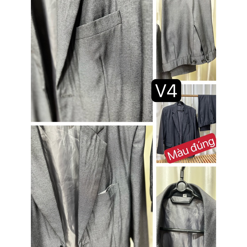 Bộ vest sui, trung niên 2 nút hàng thanh lí nhiều size