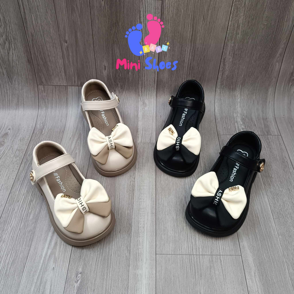 Giày búp bê cho bé gái, giày búp bê bé gái da mềm đi êm chân phù hợp cho bé 2-9 tuổi có hộp mẫu mới 695 2023