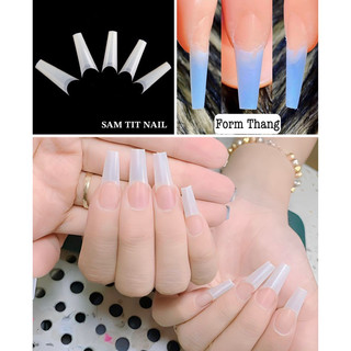 Móng tip nối form thang sét 500móng chuẩn form không cần dũa