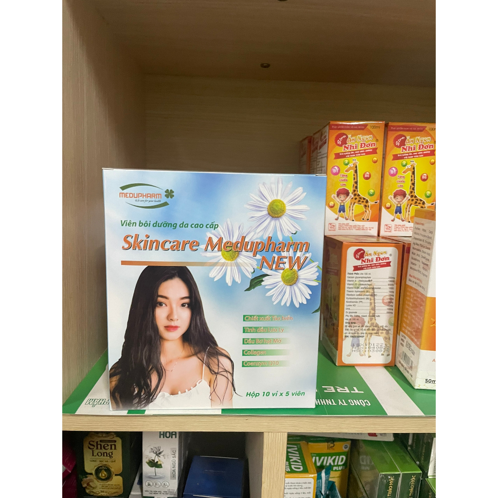 Viên bôi dưỡng da cao cấp Skincare Medupharm vỉ 5 viên