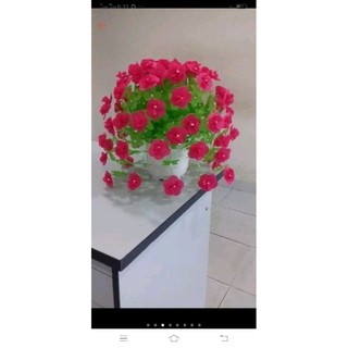 Com Bo 3 bộ nguyên liệu làm Hoa Gấm Cánh Tròn 84 bông( xả hàng)