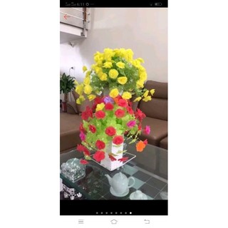 Com Bo 3 bộ nguyên liệu làm Hoa Gấm Cánh Tròn 84 bông( xả hàng)