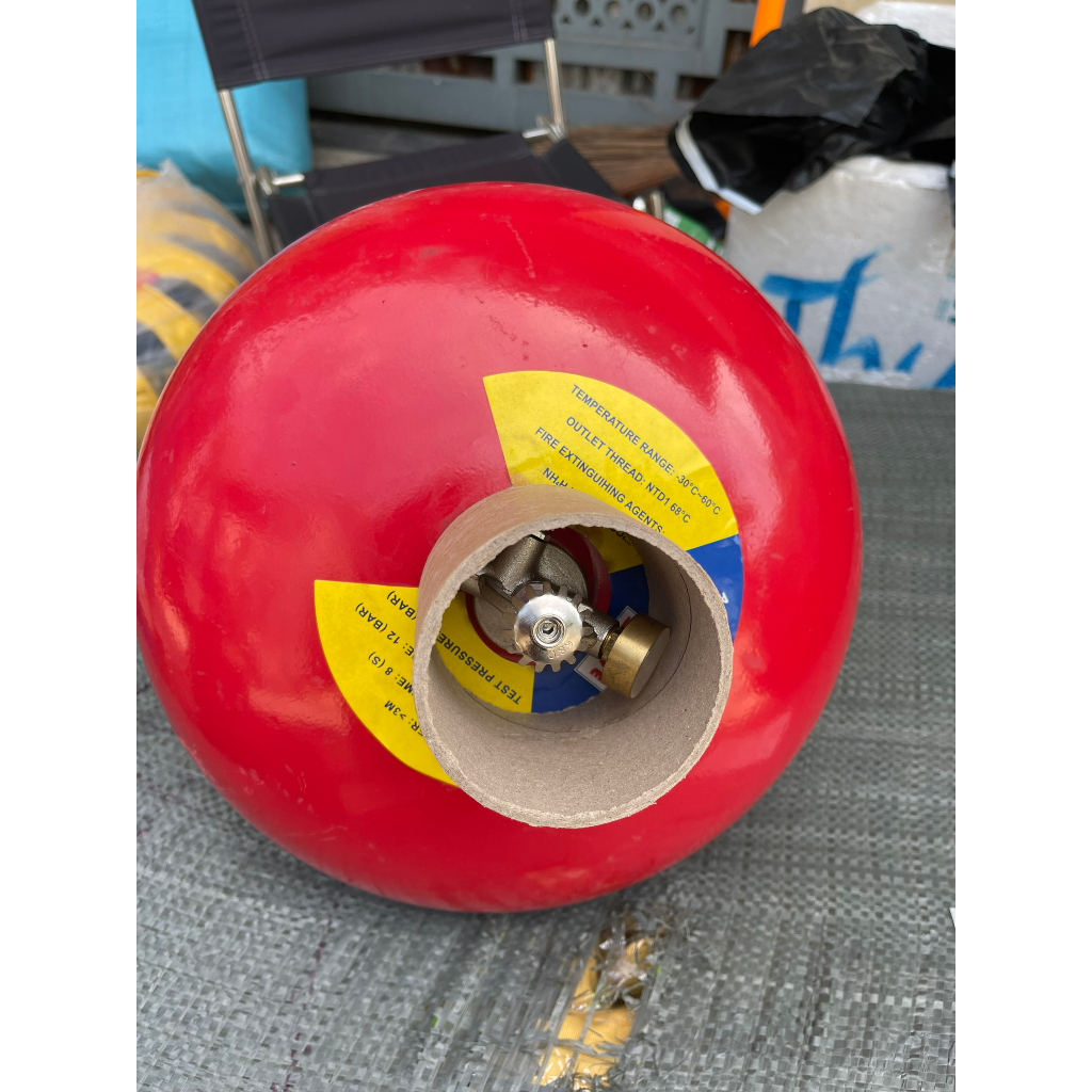 BÌNH CHỮA CHÁY TỰ ĐỘNG BỘT ABC XZFTBL6  - HSD - 5 Năm  - CÓ TEM KIẺM ĐỊNH