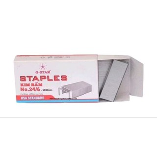 Ghim bấm số 3 (24/6) G STAR (10 HỘP GHIM NHỎ)