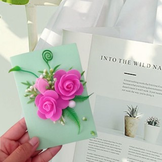 Thiệp handmade hoa nổi 3D