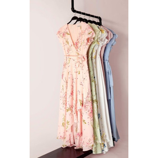 BEUCLOSET - Đầm đuôi cá lệch mềm rũ LT phối dây eo