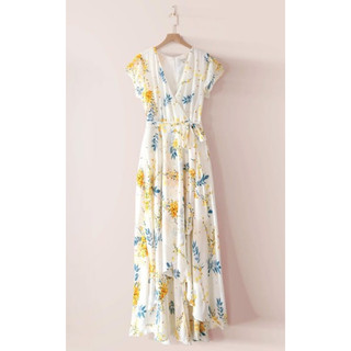 BEUCLOSET - Đầm đuôi cá lệch mềm rũ LT phối dây eo