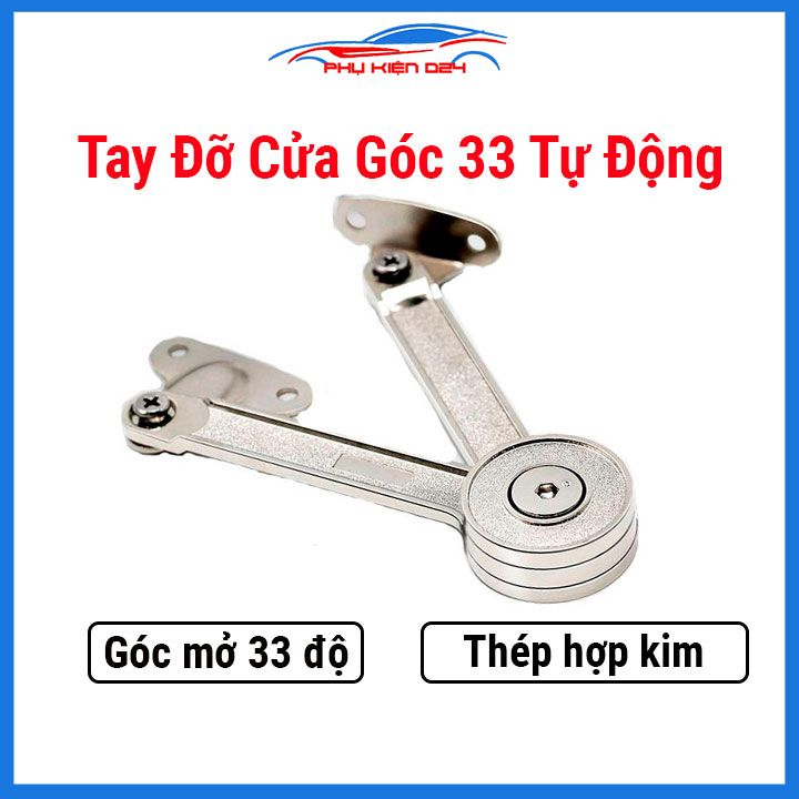 Tay đỡ cửa cơ khí hỗ trợ mở đóng tùy ý góc 33 độ tự động