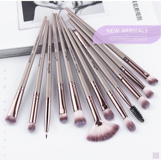 Bộ 12 cọ trang điểm mắt lông mềm