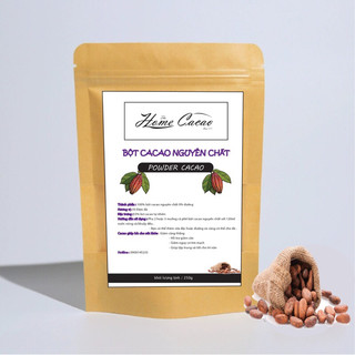 Bột Cacao Nguyên Chất 245gr -Home Cacao