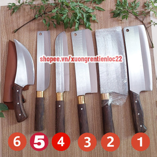 Dao thép trắng dao nhật không han gỉ rèn thủ công sắc bén