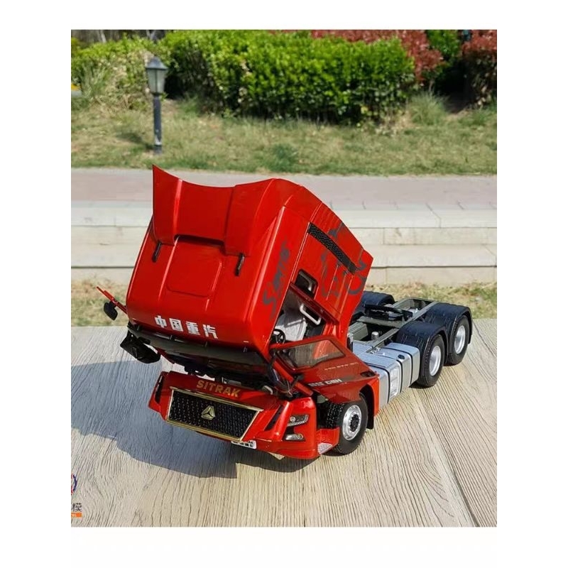 Mô hình xe Đầu kéo HoWo C9H hợp kim 1:24