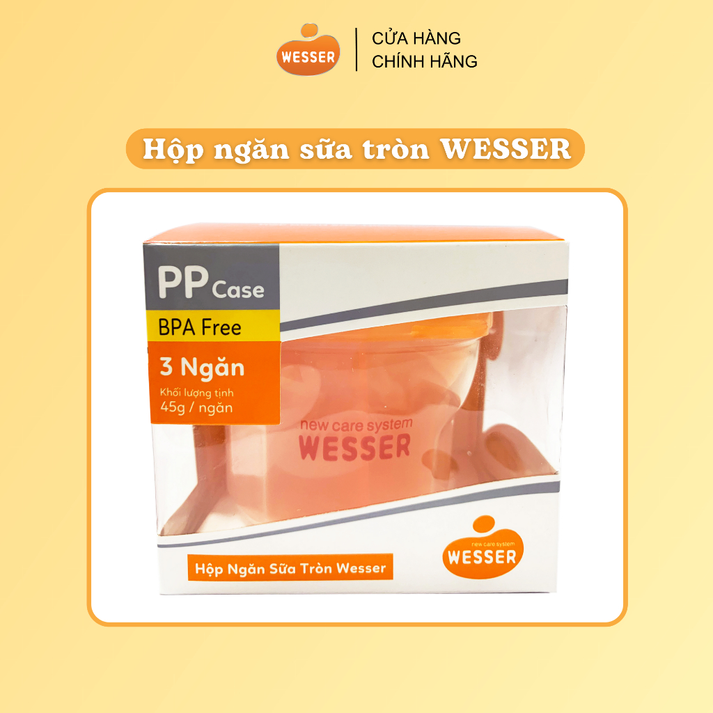 Hộp ngăn sữa tròn Wesser